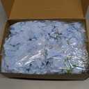 MECCANIXITY Silk Artificial Hydrangea Flowers, Light Blue Artificial Flowers Heads with Stems, Full Hydrangea Flowers for Wedding Centerpieces, Party Decoration 30 Set