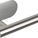 Toilet Roll Holder Wall Mounted - Stainless Steel Made Waterproof & Rust Resistant Self Adhesive Paper Towel Holder for Bathroom & Kitchen  Easy Installation Without Drilling