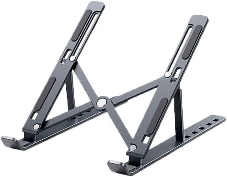 Foldable Laptop Stand, Laptop Stand for Desk, Computer Riser for Desk, Ventilated Foldable Lapdesk Notebook for 10-15.6 Inch Laptops, iPad