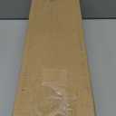 mDesign Rectangular Coir and Rubber Entryway Doormat with Natural Fibers for Indoor or Outdoor Use - Neutral Design - Stripe Border - Minimalistic- Natural/ Black
(30 x 17)