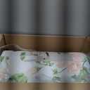 Martha Stewart - King Comforter Set, 100% Silky Smooth Cotton Sateen Floral Bedding for Year Round Comfort, 3 Piece Bed Set with Matching Pillowcases (Geranium Bloom Pink)