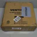 VENTISOL 12 Inch 1800 CFM High Velocity Heavy Duty Floor Fan with 3 Powerful Speeds,Portable Metal Fan,180Tilting Quiet Shop Fan for Commercial, Residential, Gym, Home Use- ETL Listed, Black