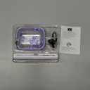 Inesore for AirPods Pro 2nd Generation Case Cover with Lock, Flowers Cute AirPod Pro 2 Case Hard iPod Pro Cases for Women Girls with Cleaner Kit for AirPod Pro Cases (2023 USB-C /2022/2019) - Purple