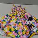 Disney Princess Frozen Elsa Minnie Mouse Toddler Girl Dress Bow Strap Smocked Summer Outfit Birthday Party Clothes 2-6 Years (4-5T)