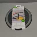 Tovolo Microwave Splatter Cover for Food, Medium (Charcoal) - Collapsible & Vented Silicone Splatter Guard Lid - Microwave Plate & Dish Cover with Handle - BPA-Free Kitchen Gadget for Meal Prep (Medium (10 inch))