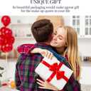 Molutsody Clear Makeup Bag with Makeup Brush Bag, Clear Cosmetic Bags Travel Toiletry Bag, Portable Waterproof Cosmetic Organizer Storage Bag for Women (Black)