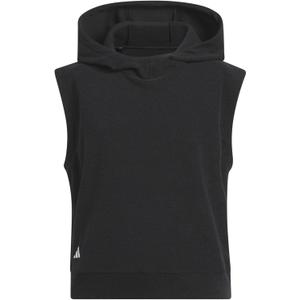 adidas Girls' Crop Golf Sweater (Medium, Black)