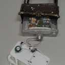 Cardinal Snow Globe Christmas Lantern Decorations With Timer & Music, USB & Battery Powered Birdcage Decor - 12.5 Inch