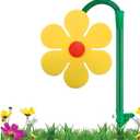 Crazy Dancing Daisy Sprinkler, Garden Sprinkler Stake with Adapter, 360 Rotatable Flower Sprinklers,Lawn Watering Sprinklers Sprayer, for Yard Watering
