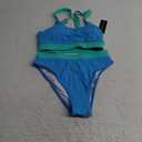 Tempt Me Women Two Piece High Waisted Bikini Swimsuits with Bottoms Teen Scoop Neck Sport Bathing Suits, XXS