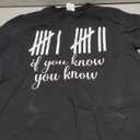 6 7 Funny If You Know You Know Tally Marks Six Seven Meme T-Shirt, Size Large, Black 