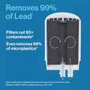 Brita Faucet Mount Water Filter System, White, No-Wait Filtration, Easy Install, Multi-Use Tap Water Filter for Kitchens, Bathrooms & Small Spaces