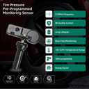 TPMS Sensor,GM 315Mhz Tire Pressure Monitoring Sensor Compatible for Chevy Silverado GMC Cadillac Buick Pontiac Saturn Hummber Saab Replace#13598771 13598772 13586335 13581558 4 Pack