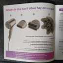 Shark HD120BRN Blow Dryer HyperAIR Fast-Drying with IQ 2-in-1 Concentrator, Styling Brush, and Curl-Defining Deep Diffuser Attachments, Ionic, No Heat Damage, for All Hair Types, Stone