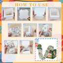 Casino Theme Party Decorations, 5" x 5" Poker Night Party Decorations, Casino Theme Birthday Decorations and Adult Party Favors, Green Birthday Party Favors for Men and Women