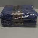 SUPERIOR Egyptian Cotton Pile Bath Towel Set of 2, Ultra Soft Luxury Towels, Thick Plush Essentials, Absorbent Heavyweight, Guest Bath, Hotel, Spa, Home Bathroom, Shower Basics, Navy Blue