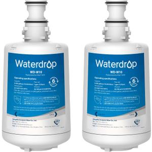 Waterdrop F-201R Water Filter Cartridge, NSF/ANSI 42 Certified, Replacement for F-201R Water Filter Cartridge for Hot Water Dispenser, pack of 2, Model No. WD-W10