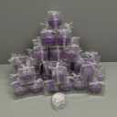 Roowest 50 Sets Wedding Favors Butterfly Candle Party Favors Butterfly Bridal Showers Candles Boxes Packaging with 50 Thank You Cards Purple Birthday Candles for Wedding Guests Gender Reveal