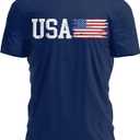 Country Flag T-Shirt | Patriotic Pride Tee for Men & Women (Blue, XXL)