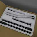 Adjustable Speaker Stand Pair for Bose Built in Cable Management wr Slideconnect Bracket, for UB-20, UFS-20 II, Lifestyle 600, CineMate II, Lifestyle SoundTouch, Acoustimass Series Bose Speaker Stands