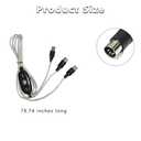 GREATLINK MIDI to USB Cable for Music Studio - Plug & Play 16 Channel Interface for Keyboard, Piano, Synthesizer, Controller - Compatible with Windows/ Mac, No Driver Needed