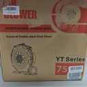 750W Air Blower, QILEBA 1HP Powerful Bounce House Blower for Inflatables, Portable Inflatable Bubble House Blower Fan Pump for Spray Booth, Bouncy Castle, Jumper, Water Slid, Blower Corded(750W)