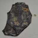 QJQ Women's Sheer Mesh Tank Tops Mock Neck Sleeveless Asymmetrical Hem Crop Top See Through Shirts Small