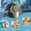 2 x Dog Muzzle, Soft and Adjustable Multi-Layer Filter Nose and Mouth Mask, Breathable Breathing Muzzles for Large, Medium and Small Sized Dogs (Gray, Large)