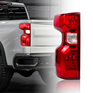 Convitex Driver Side Tail Light Without Circuit Fit 2019 2020 2021 2022 2023 2024 Chevy Silverado 1500 2500HD 3500HD, Left Rear Brake Lamp, w/o Bulbs Harness
