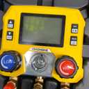 VIVOHOME Digital HVAC Manifold Gauge Set with R134a R1234yf Quick Couplers and Can Taps, Refrigeration Car AC Gauges with 3 Hoses for R134a R410a R32 R1234yf R454B Refrigerant Recharge Kit