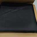 sancua 2 Pack Black Tablecloth 60 x 102 Inch, Rectangle 6 Feet Table Cloth - Stain and Wrinkle Resistant Washable Polyester Table Cover for Dining Tables, Buffet Parties and Camping