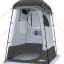 Shower Tent, Outdoor Camping Privacy Shelter-Dressing Changing Room-Portable Toilet Tent for Hiking Sun Shelter Picnic Fishing (Black)