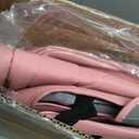 TIEHESYT Pink Car Seat Covers Front Pair, Breathable Leather Automotive Front Seat Covers & Headrest, Auto Seat Cover, Compatible with Most Cars Sedans SUV Pickup Trucks