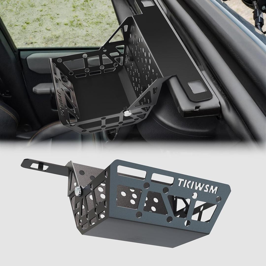 Overhead Storage Basket for Ford Bronco 2021-2026, Durable Roof Cargo Multi Mount Panel, Easy Installation, Heavy-Duty Storage Solution for Off-Road Adventures