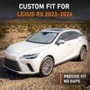 Custom Fit 2023-2026 RX Windshield Sun Shade for Lexus RX 2023 2024 2025 2026 - Upgraded 6-Layer Triple Laminate Core Front Window Shade - Accordion Folding Design with Storage Bag