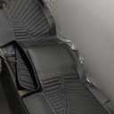 Powerty Floor Mats for 2018-2024 2025 Chevy Chevrolet Traverse 7 Seater Accessories All Weather Floor Liner 3D TPE Floor Mat Heavy-Duty Floor Liners((Only for with 2nd Row Bucket Seat)