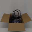 Bestshared Outdoor Farmhouse Barn Lights, 11.5 Dome Industrial Wall Sconces, Exterior Wall Lighting Fixture, Outside Light for Front Door Porch Garage (2Pack, Black+White)