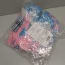 Tigeen 72 Pcs Holiday Leis Decorations Bulk Hawaiian Flower Leis Tropical Necklace Decorations for Baby Shower Carnival Luau Birthday Party Favor(Pink, Blue)