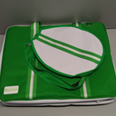 Buuvu Pickleball Bag With 2 Towels – Large Paddle Shoulder Tote With Zipper, Adjustable Strap Pocket | Unisex Sling Backpack For Travel & Gym | Durable Sports Paddle Bag Green