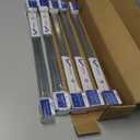 LONTAN 5 Pcs Center Mount Drawer Slides Bottom Mount for Cabinet and Dresser 22 Inch Heavy Duty Drawer Rails 15.5" Extension Glide Track