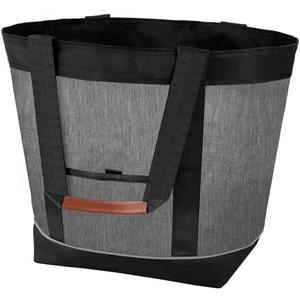 Insulated Cooler Bag, Reusable 30 Cans Insulated Bag, Soft Portable Grocery Bags for Shopping Food Travel Beach Camping