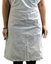 KingSeal Disposable Poly Aprons, 24 by 42 inches, 0.8 mils thick, Individually Packed, White, Bib Style