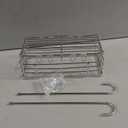 DELLAN Hanging Shower Organizer, Shower Rack with Hooks Over the Door, Bathroom Caddy and Basket (11"D x 4.7"W x 3.9"H)