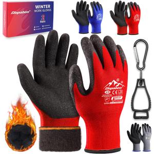 2 Pairs Winter Work Gloves for Men and Women, Freezer Gloves for Work Below Zero, Thermal Insulated, Super Grip(XXL) (11/XX-Large)