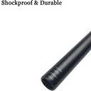 Wake 31.8mm MTB Mountain Bike Handlebar, Aluminum Alloy Mountain Bike Bicycle Riser Handlebar Extra Long 720/780mm with Paint Matte Surface (Black, 720mm)