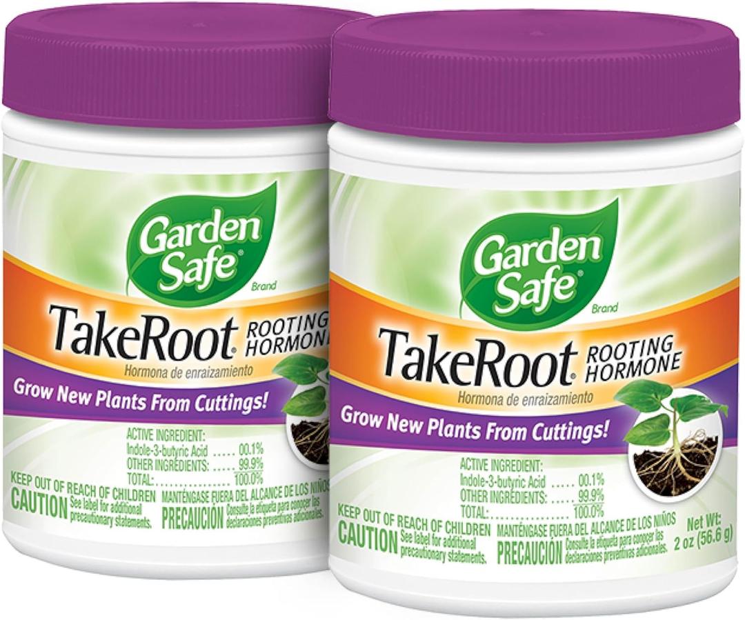 Garden Safe Take Root Rooting Hormone, Promotes Rooting, Grow New Plants From Cuttings, 2 Ounce (2 Pack)