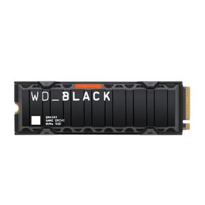 WD_Black SN850X 4TB NVMe SSD with Heatsink - M.2 2280, Up to 7,300 MB/s Read speeds, Up to 6,300 MB/s Write speeds, Gaming Expansion, High Performance Internal Solid State Drive - WDS400T2XHE