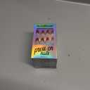 7 x GLAMERMAID Red Ombre Press on Nails Medium Almond, Halloween Christmas Misty Gel Glue on Nail, Gothic Moon Short Stiletto Reusable UV Finish Fake Nail, Acrylic Oval False Nails Manicure Kits for Women