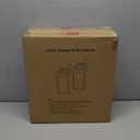 Outdoor Wall Light Fixtures, Exterior Waterproof Wall Lanterns, Porch Sconces Lighting with E26 Sockets & Glass Shades, Modern Matte Black Outside Lights for Patio Front Door Entryway Garage, 1-Pack