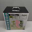 Cooluli Mini Fridge for Bedroom - Car, Office Desk & Dorm Room - Portable 4L/6 Can Electric Plug In Cooler & Warmer for Food, Drinks, Skincare Beauty & Makeup - 12v AC/DC & Exclusive USB Option, Pink